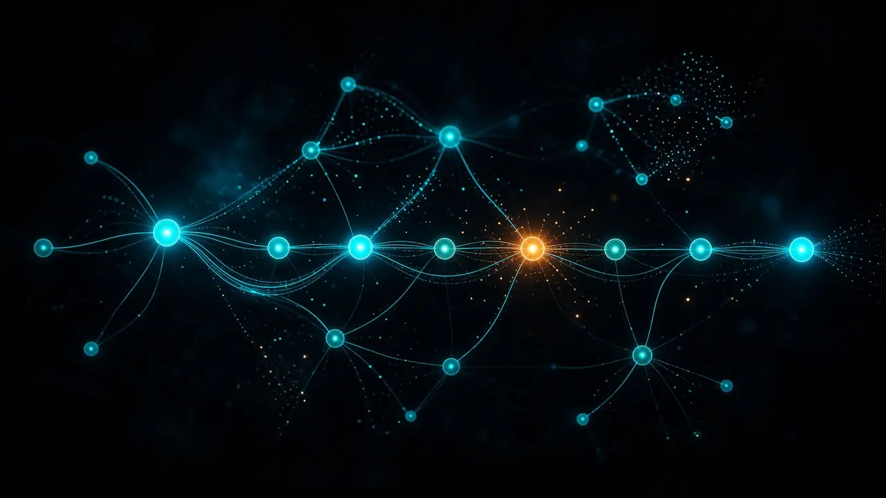 Qué es n8n: flujo de automatización conectando apps en interfaz oscura